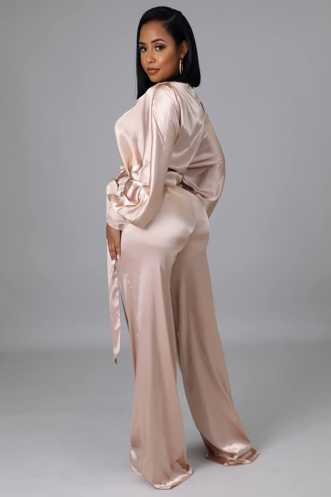 Satin two piece