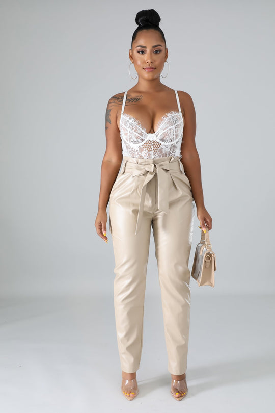 Cute As Ever Leatherette Pants - Fortress Fashions &amp; Furnishings