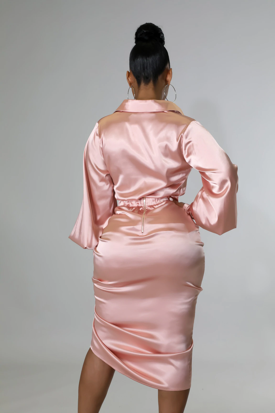 Exclusive Satin Skirt Set - Dayna Dior