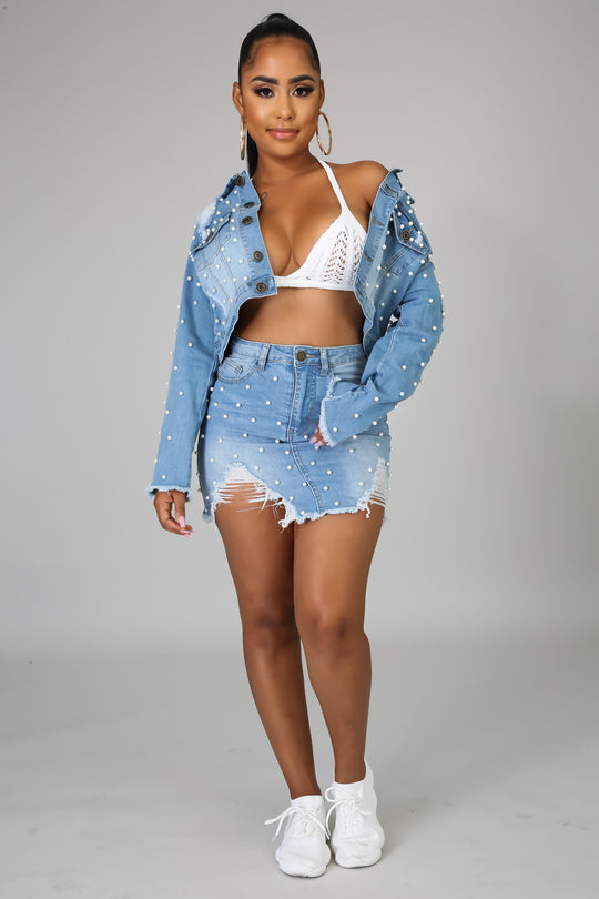 Pearl Paradise Skirt Set - Fortress Fashions &amp; Furnishings