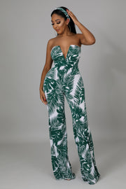 Tropical Palm Jumpsuit