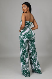 Tropical Palm Jumpsuit