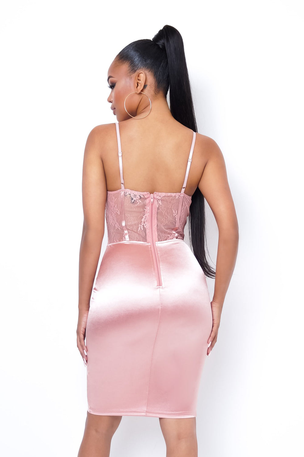 Angel From Above Lace Mini Dress - Dayna Dior