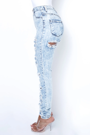 Shay Distressed Denim Jeans